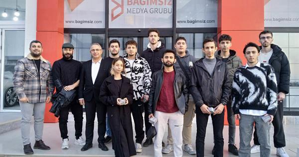 Visit to Press Organizations by EMU New Media and Journalism Department
